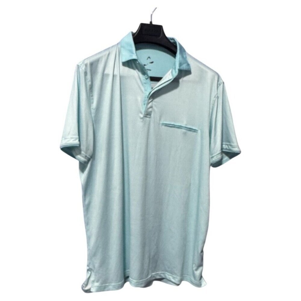 Head Golf‎ Sportswear Men's Performance Polo Golf Shirt L baby blue